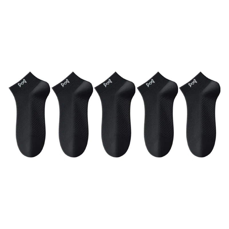Детские носки-следки 5 пар, Black, MIIOW