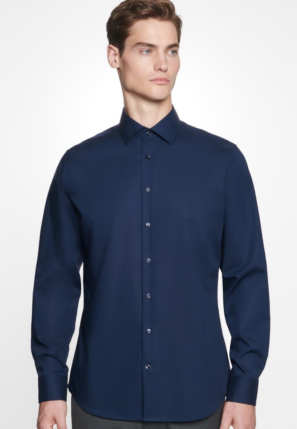 

Классическая рубашка Kent Shaped Fit Seidensticker, синий