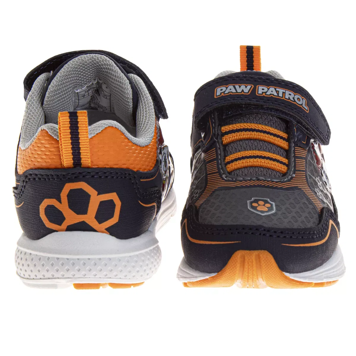Детские кроссовки для мальчиков с подсветкой Chase Marshall Nickelodeon, Navy Orange — фото 4