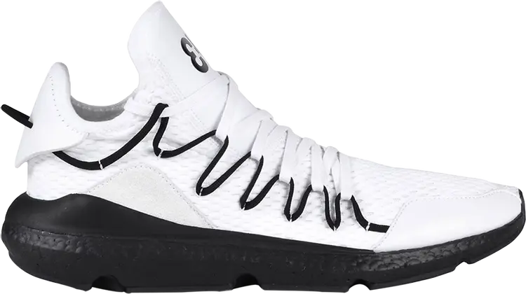 

Кроссовки Adidas Y-3 Kusari 'White Black', черный