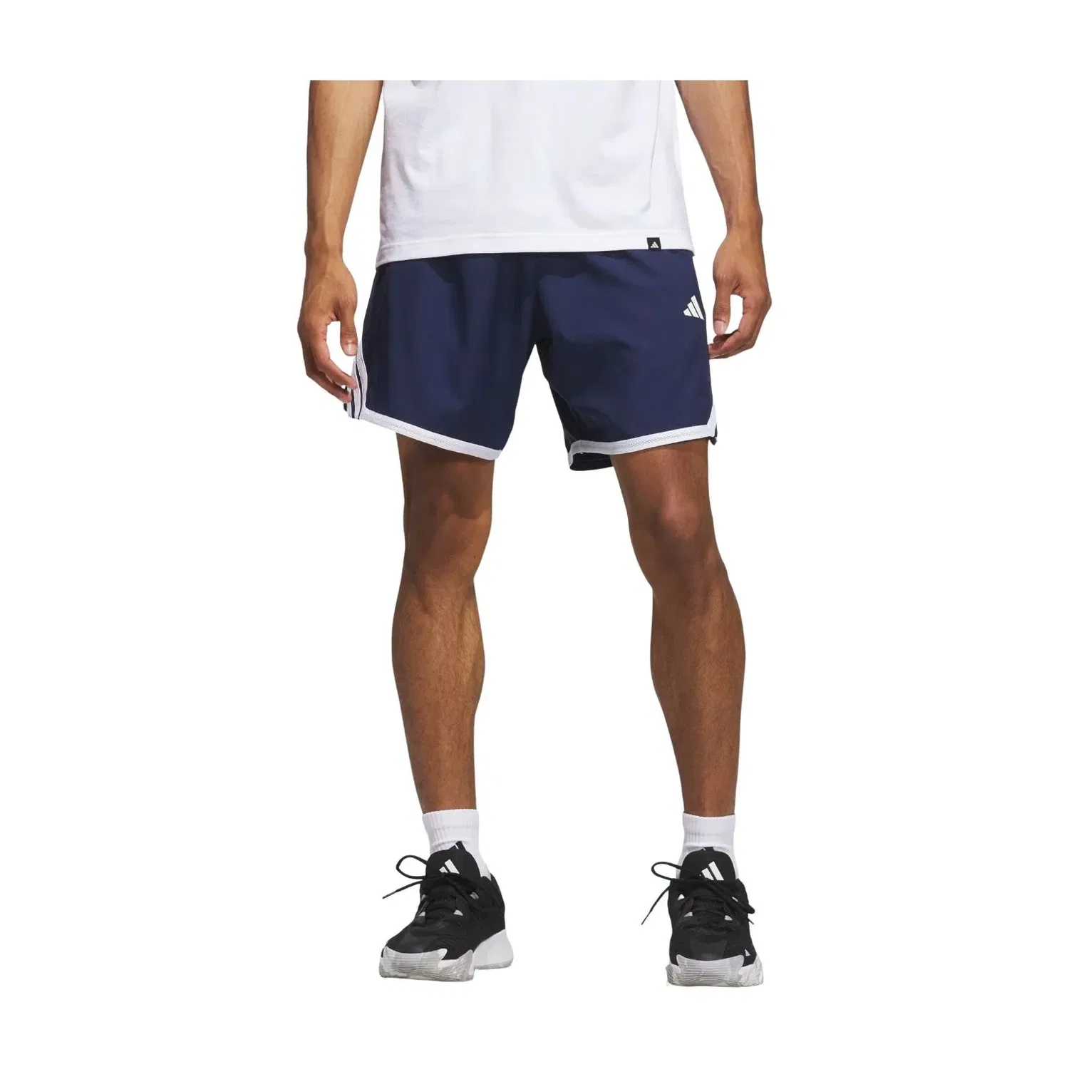 Мужские шорты с принтом Crazy Lite Shorts Adidas, синий — фото 4