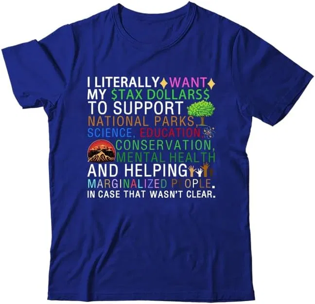 Мужская футболка с принтом National Parks V-Neck, Sapphire Blue