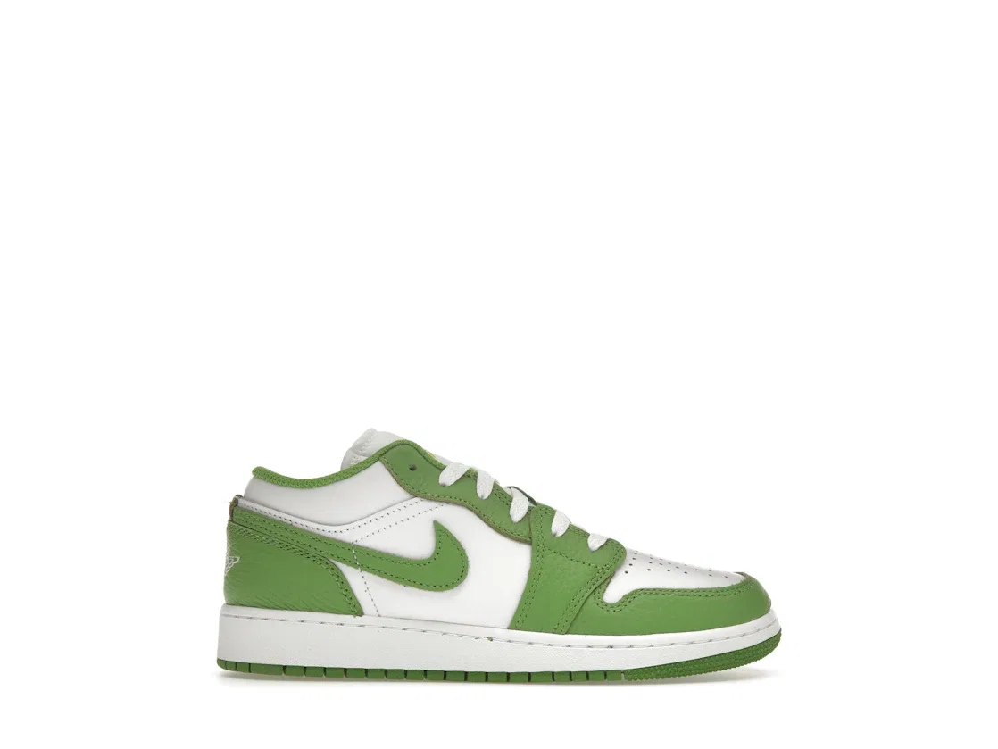 Детские кроссовки Lifestyle Jordan 1 Low Chlorophyll Jordan, White/Chlorophyll/Lightning