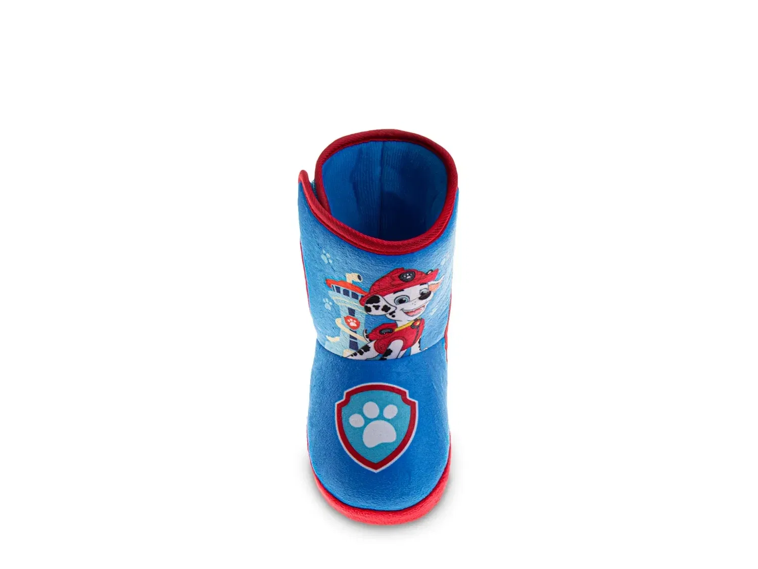 Тапочки-сапожки с персонажами Paw Patrol Marshall и Chase, синие — фото 4
