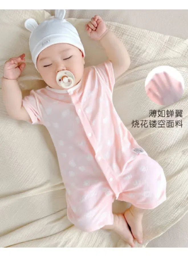 Боди-комбинезон с коротким рукавом Bornbay, розовый