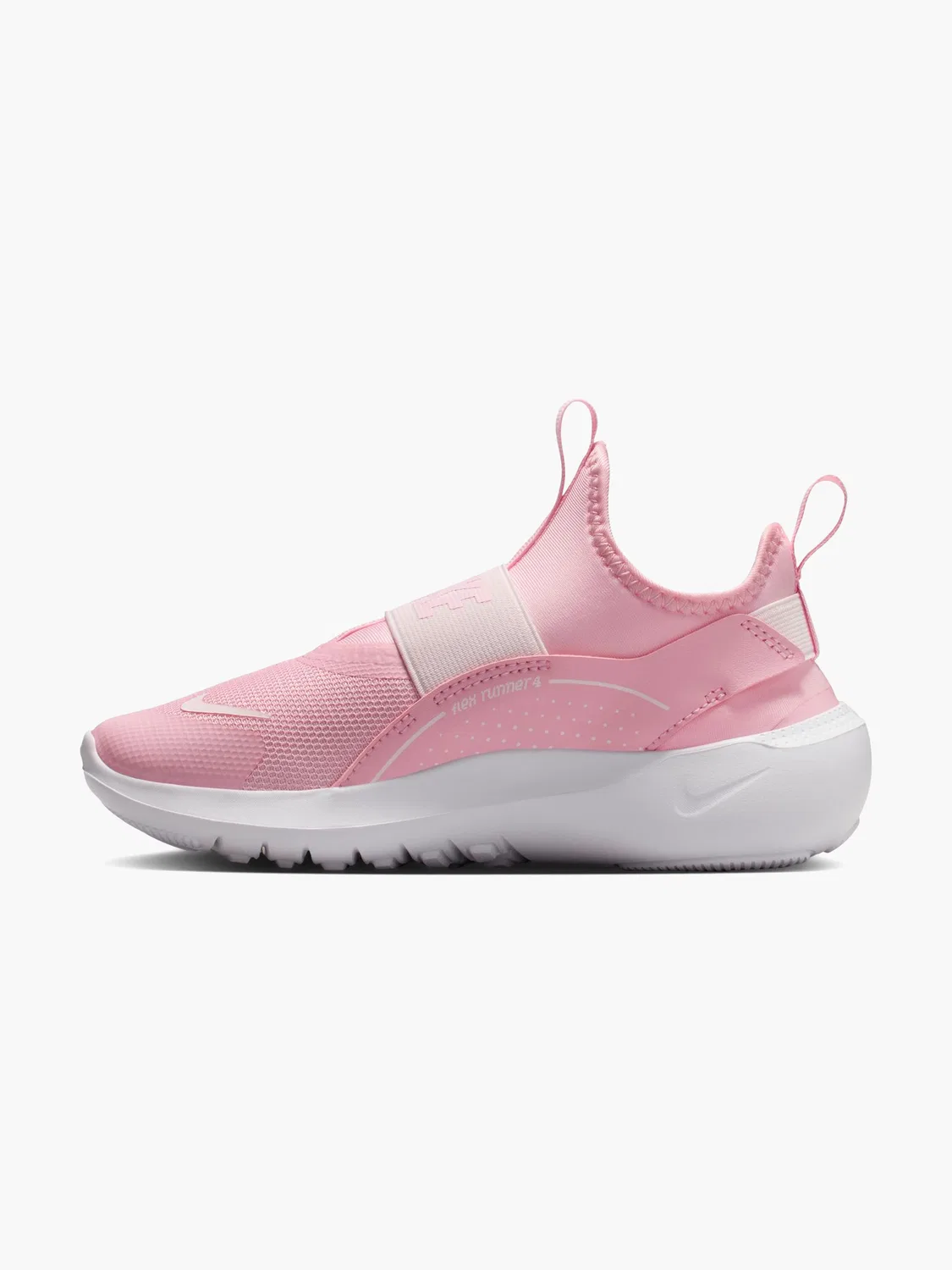 Детские беговые кроссовки с эластичной вставкой Nike, розовый — фото 3
