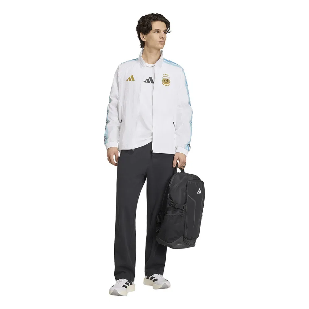 Мужской свитшот с молнией Argentina Home Anthem Adidas, White — фото 4