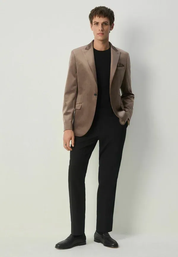 Пиджак вельветовый Blazer jacket Next, taupe, коричневый — фото 2