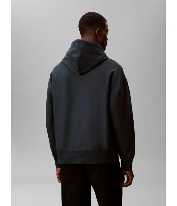 Мужская толстовка на молнии Calvin Klein, зеленый — фото 3