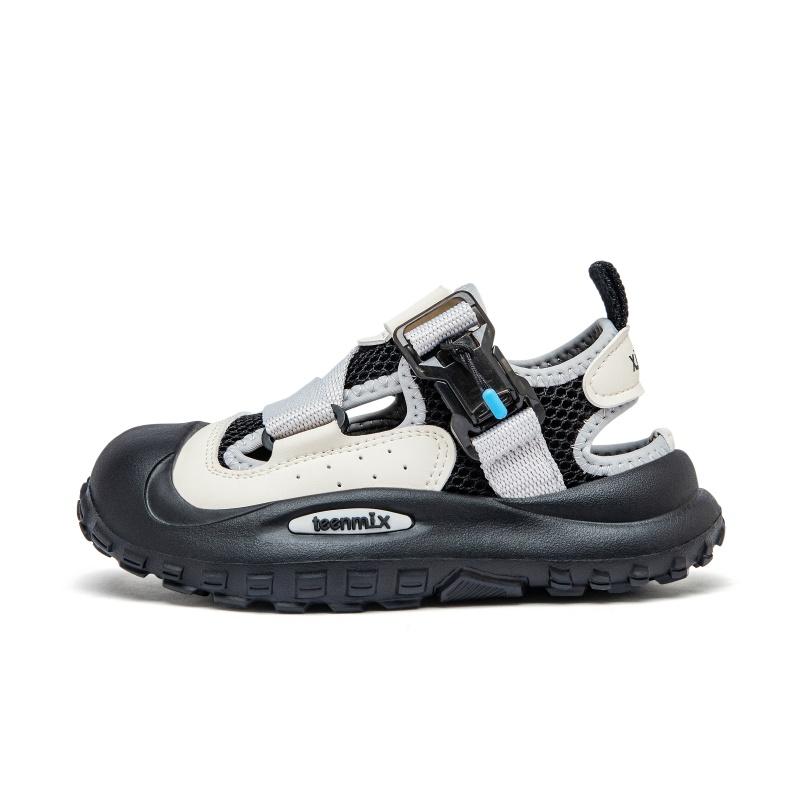 

Коллекция сандалий устойчивые к истиранию низкие детские сандалии Teenmix, черный