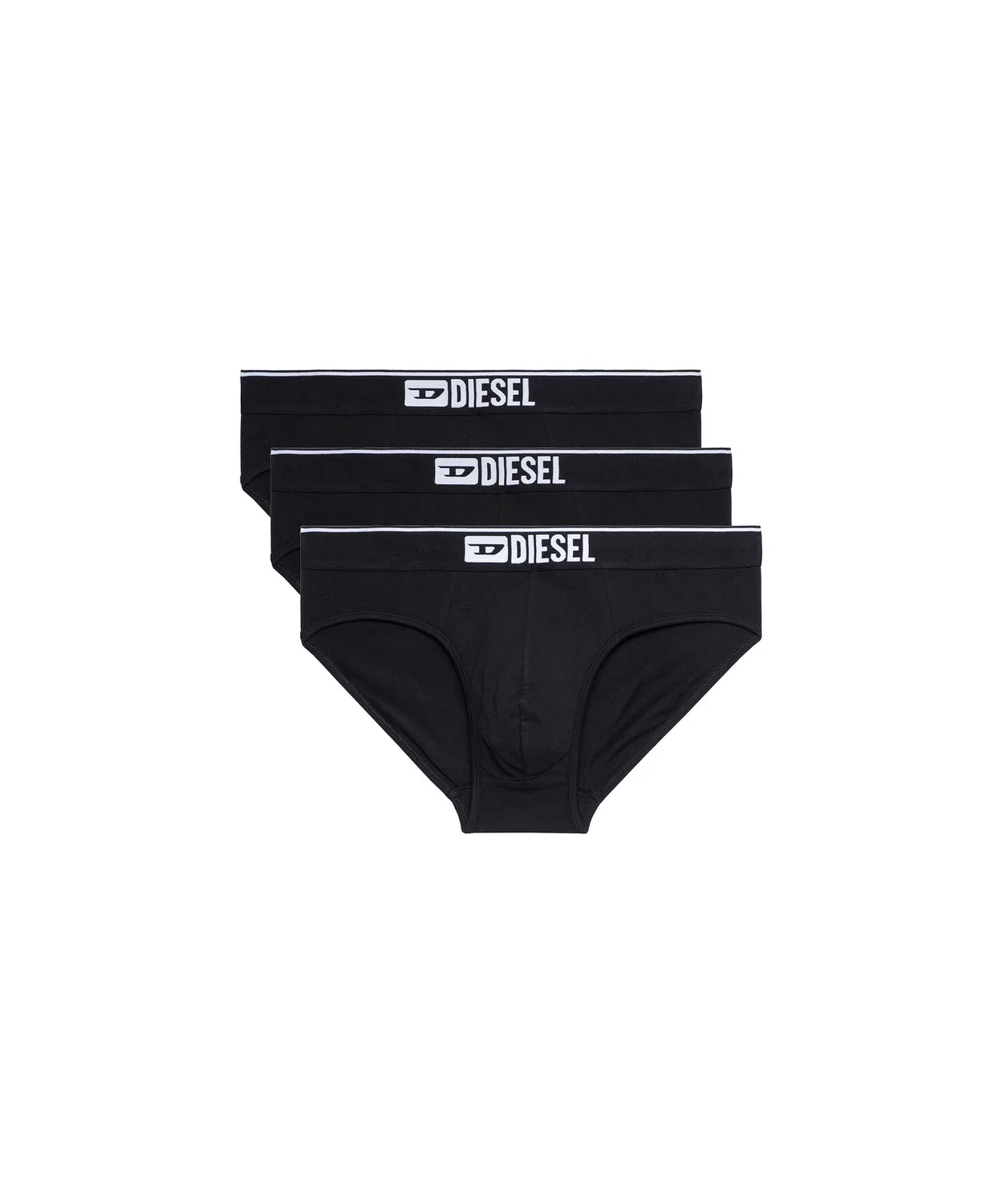 Мужские трусы-брифы комплект из 3 штук DIESEL, Black