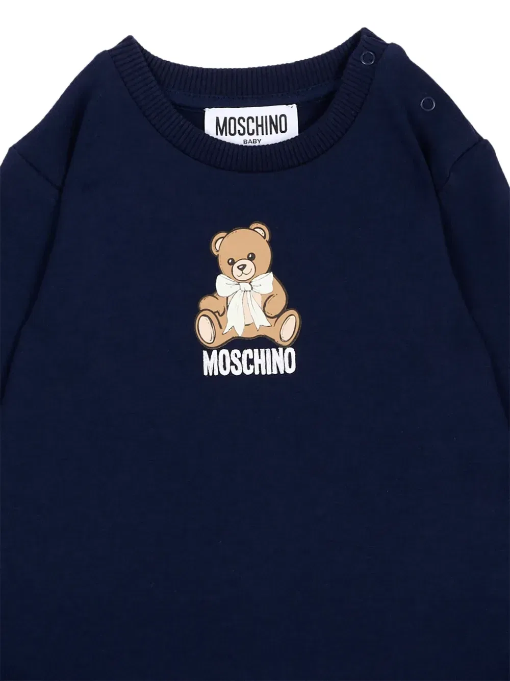 Платье с оборками Moschino Kids, синий — фото 3
