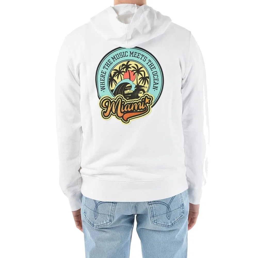 Мужской свитшот с длинным рукавом White Cotton Sweatshirt Golden Goose, White — фото 3