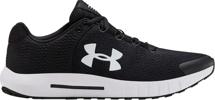 

Кроссовки Under Armour Micro G Pursuit BP Black White, черный