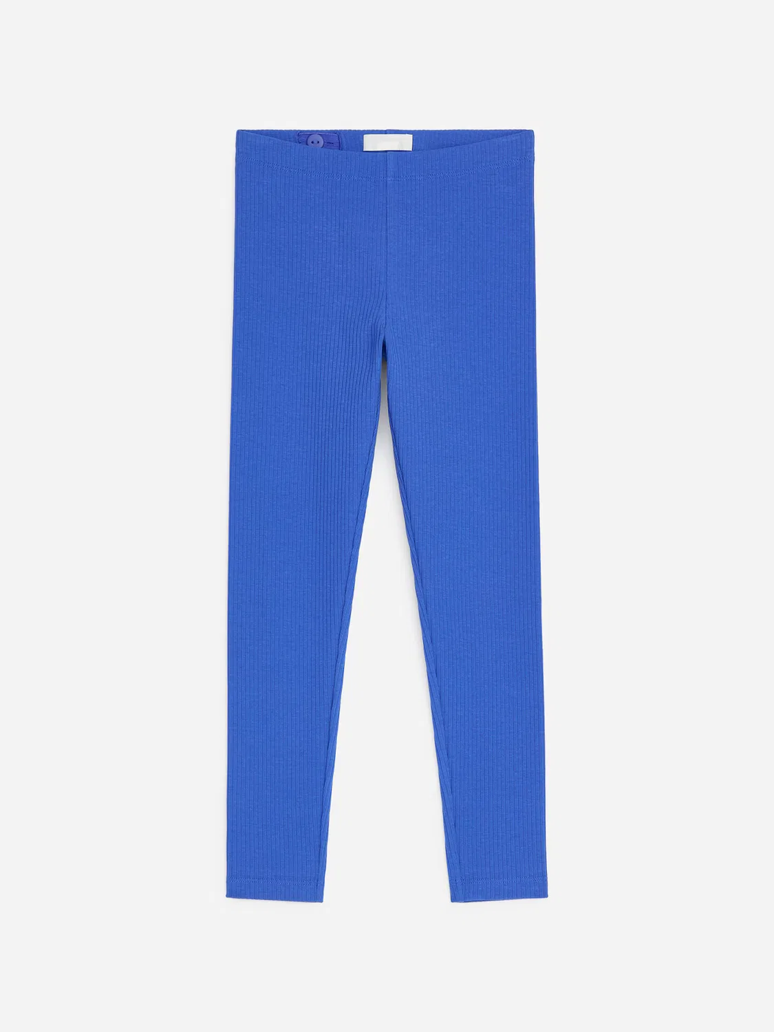 Тайтсы из ребристого трикотажа Arket, Knallblau