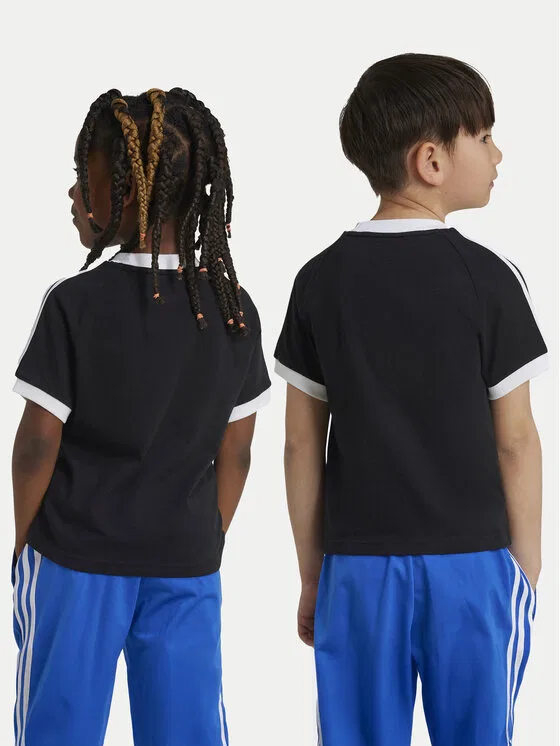 Футболка regular fit adicolor Trefoil Adidas, черный — фото 2