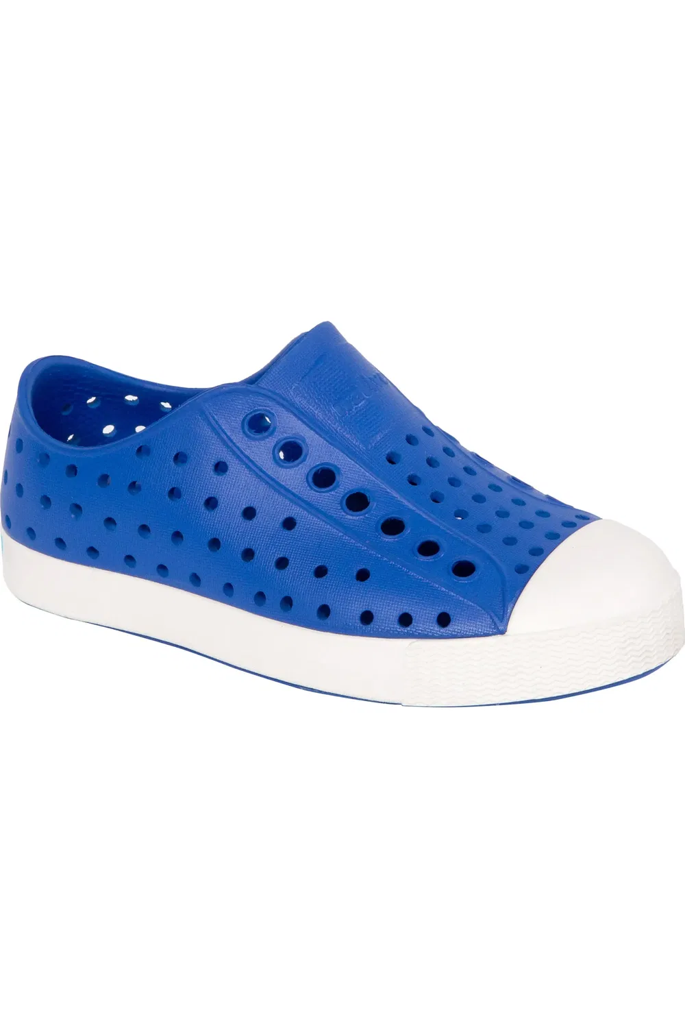 Кеды детские водонепроницаемые Jefferson Slip-On Native Shoes, Uv Blue/Shell White