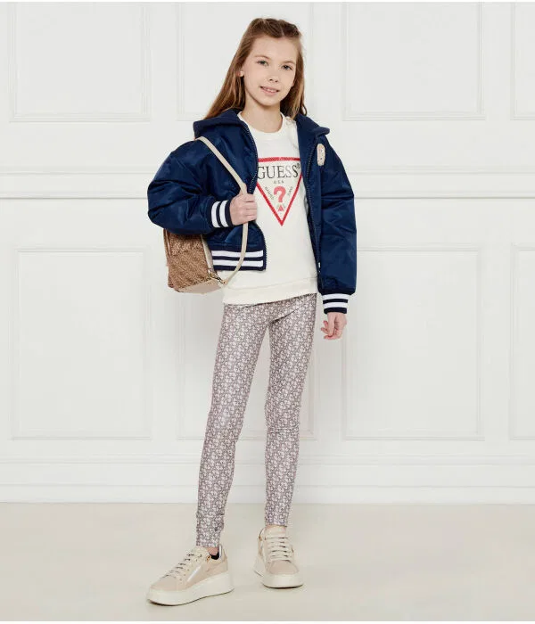 Детская кофта на молнии Guess, Écru — фото 2