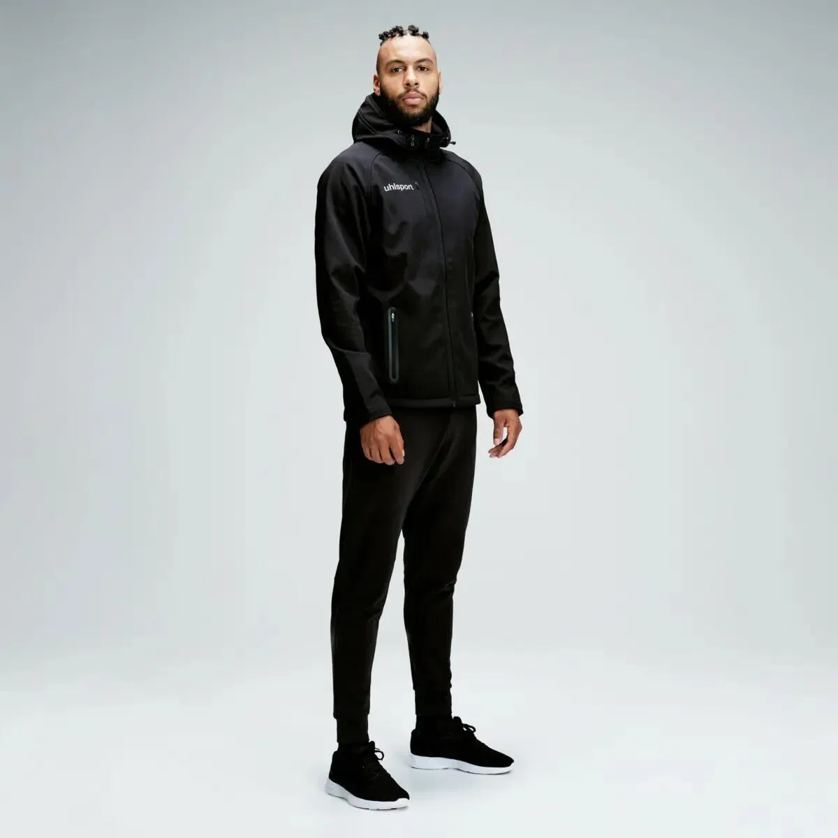 Детская куртка из флиса Uhlsport Essential, Черный — фото 2