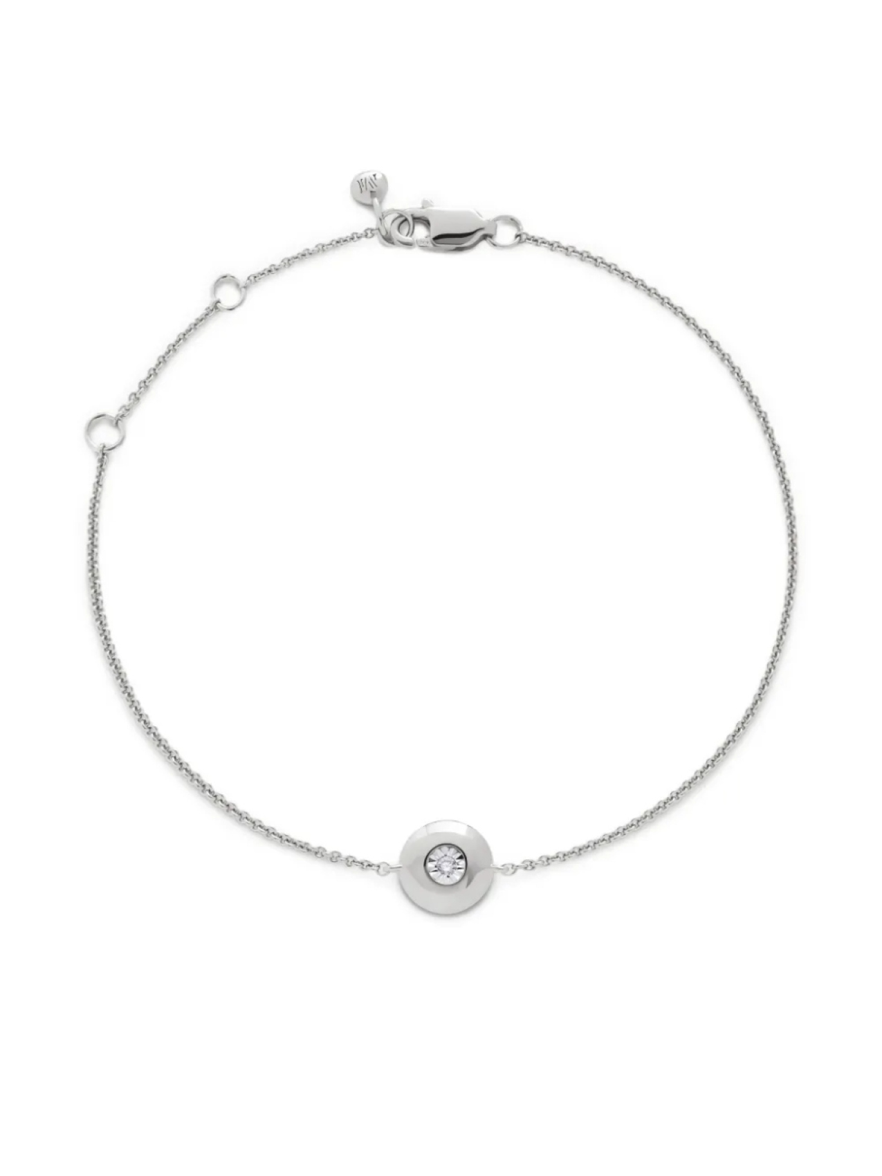 

Monica Vinader браслет Birthstone, серебряный