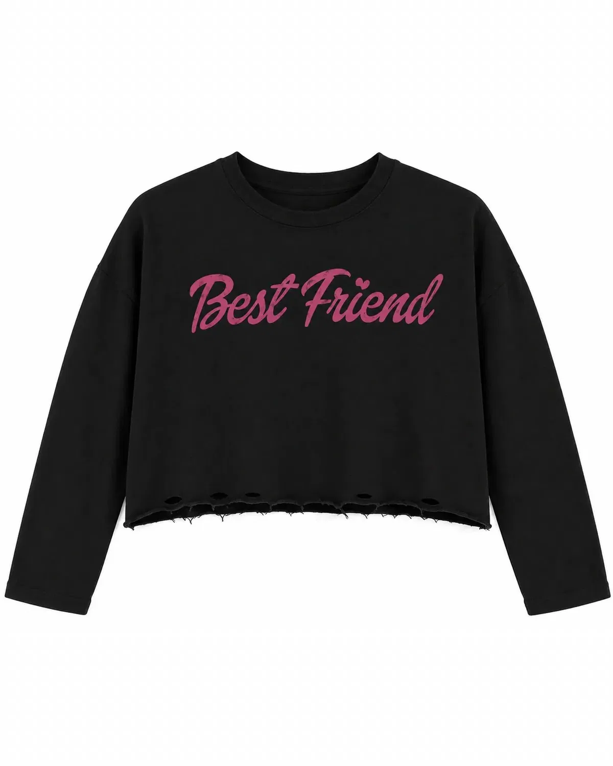 Детская футболка с длинным рукавом с принтом Girl's Best Friend PRINCE PETER COLLECTION, черный — фото 2