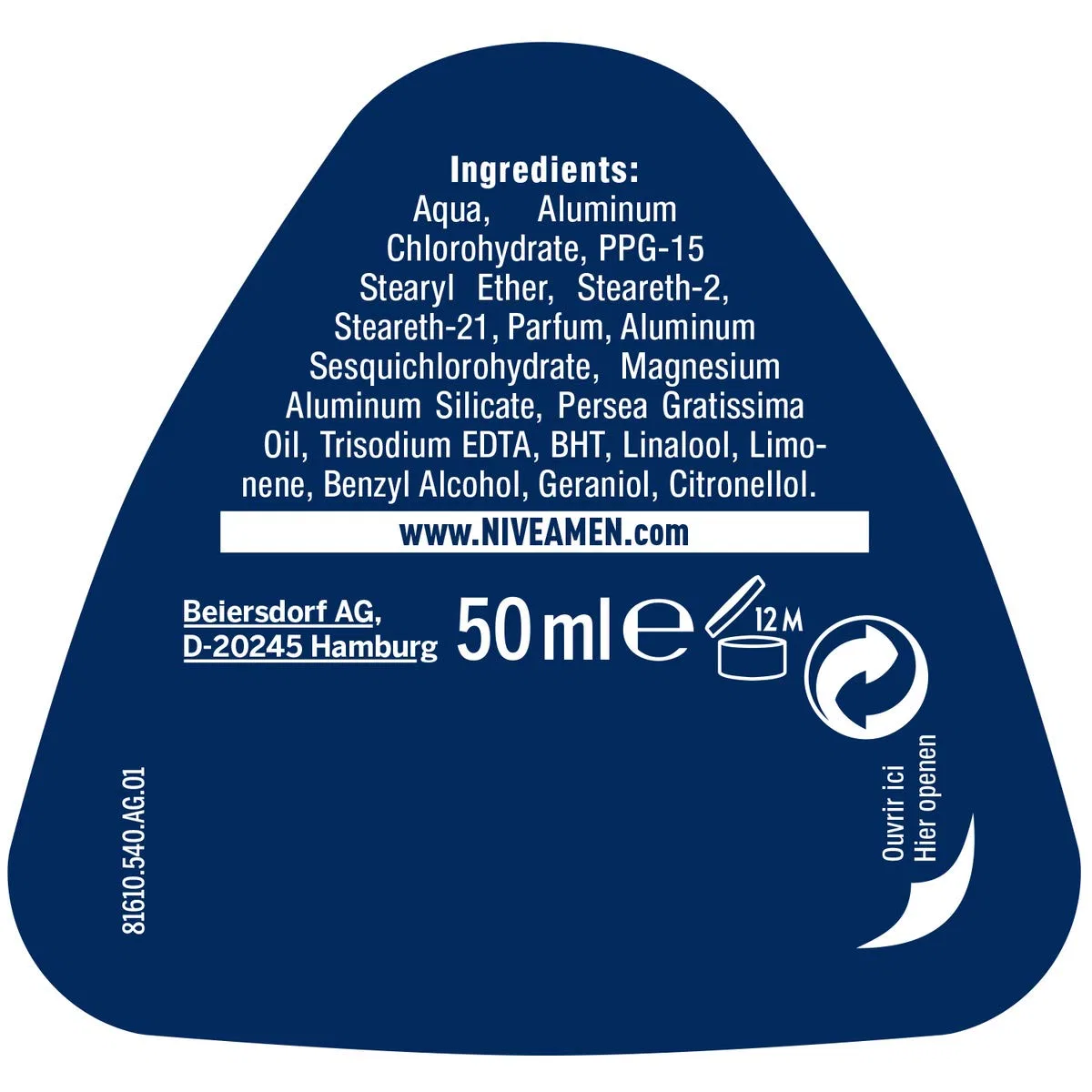Дезодорант NIVEA MEN Dry Impact, 2 x 50 мл — фото 4