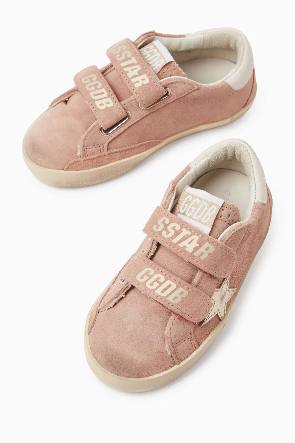 Кроссовки из замши Old School Sneakers GOLDEN GOOSE — фото 2
