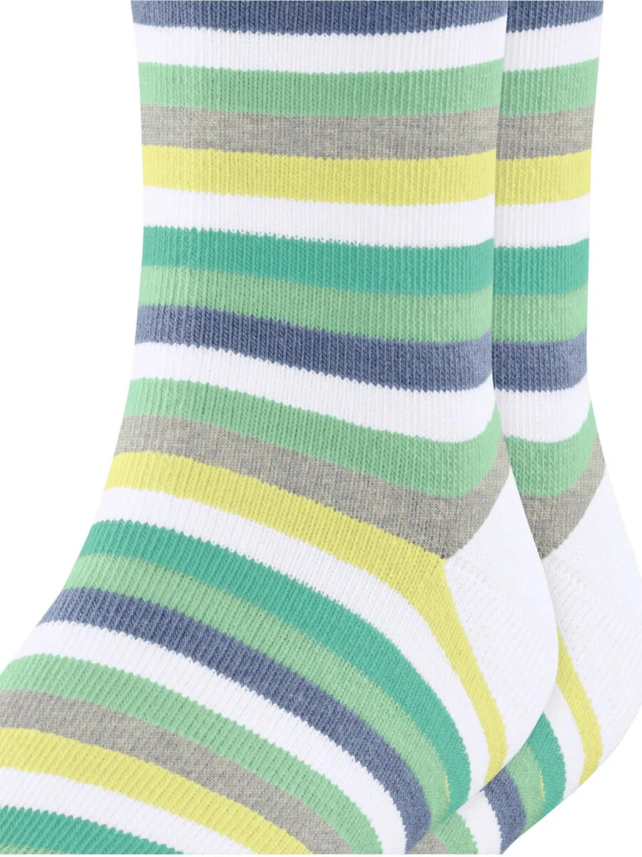 Носки ESPRIT 'Playful Stripe 2-Pack' зеленого цвета — фото 2