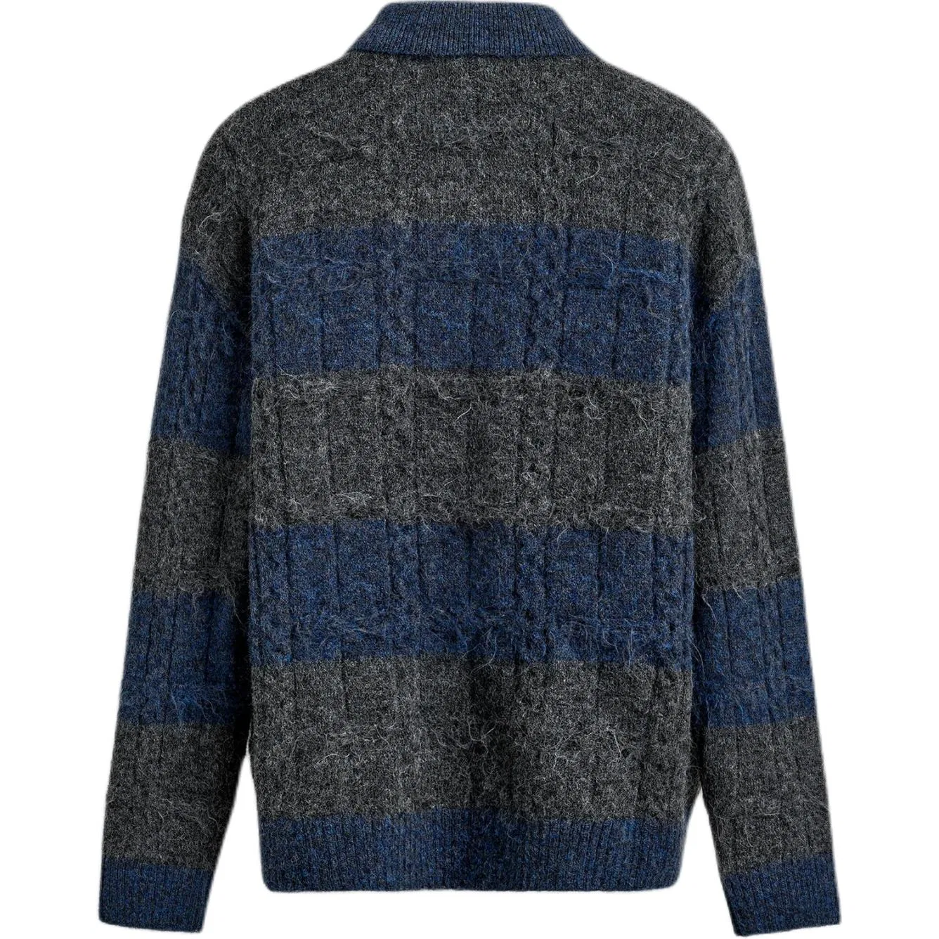 Мужское поло с воротником-поло, умеренный прямой крой, Coal Gray, ZARA — фото 3