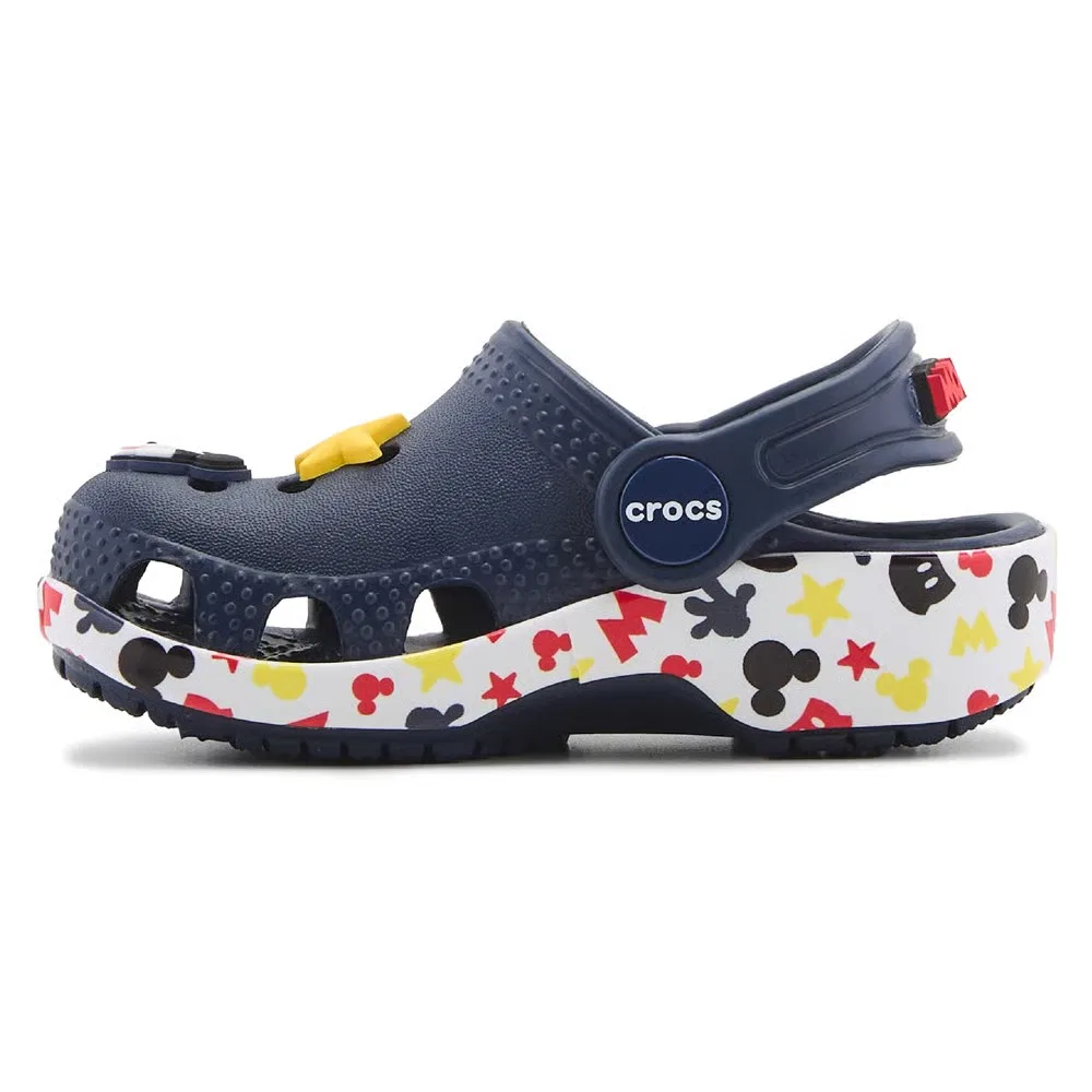 Детские классические сабо Mickey Mouse Crocs, Navy Mickey Multi — фото 3