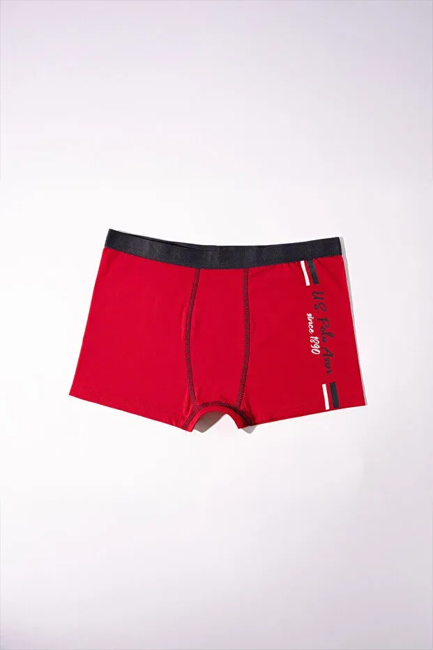 Детские боксеры для мальчиков с принтом U.S. Polo Assn., Navy Blue — фото 2