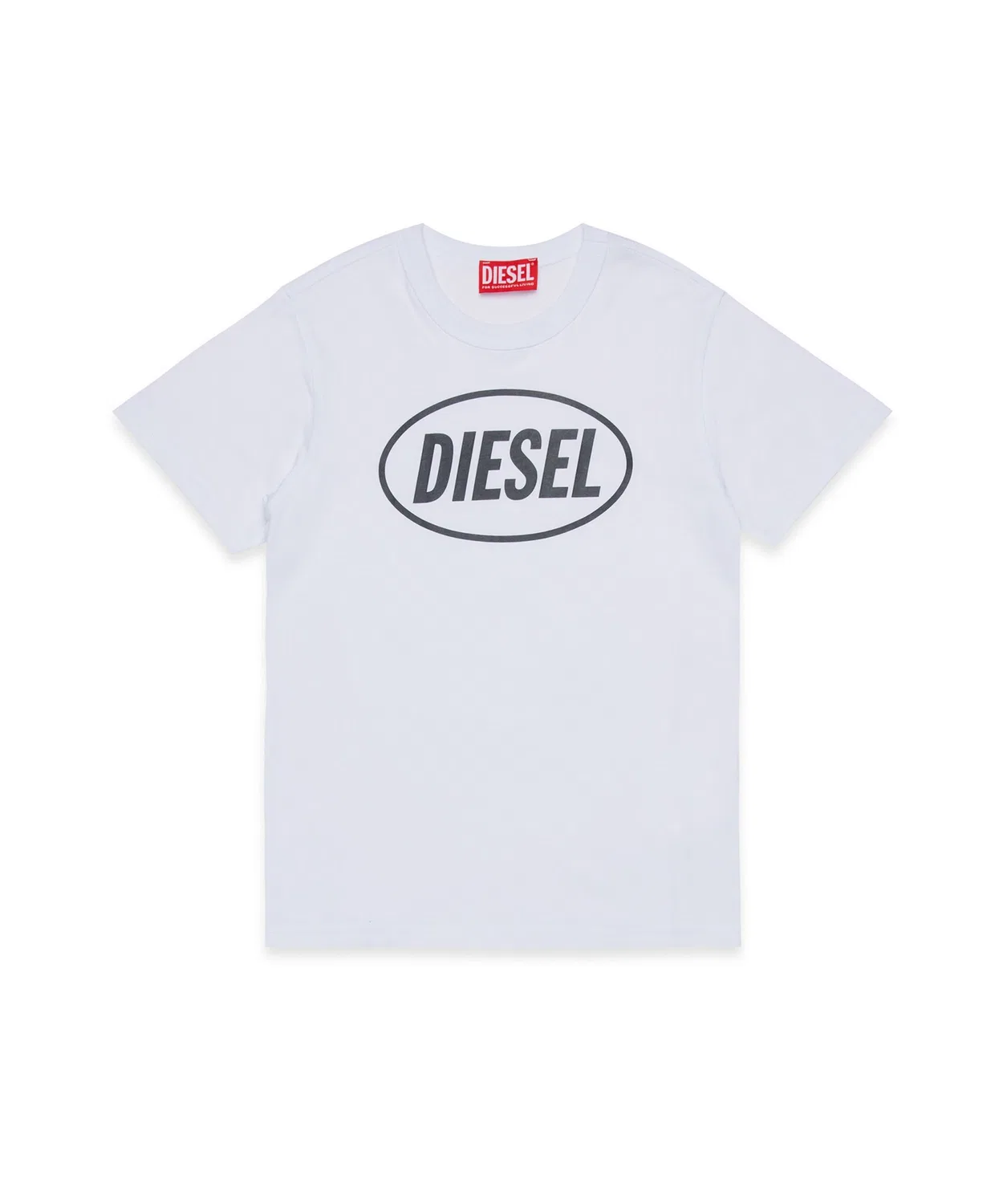 Детская футболка с брендовым принтом DIESEL KIDS, Белый — фото 2
