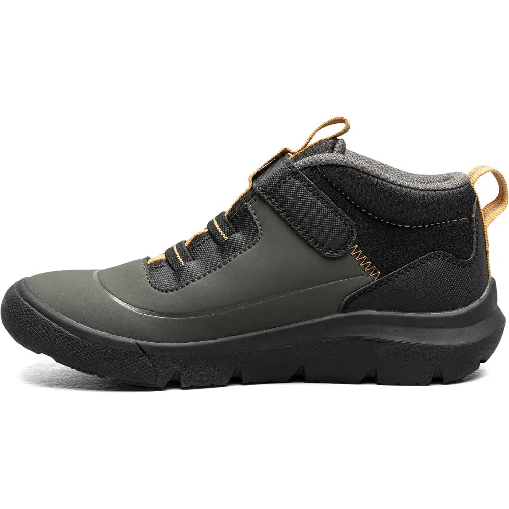 Детские кроссовки Skyline Kicker Mid Bogs, Black/Green — фото 4