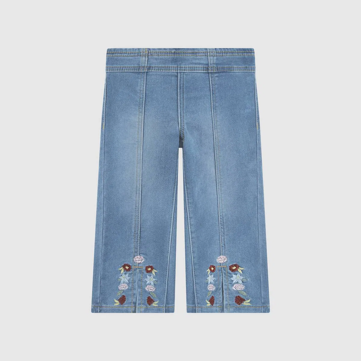 Джинсы Dobby с широкими штанинами для малышей 2T-4T Levi's, Drew Me In - Medium Wash