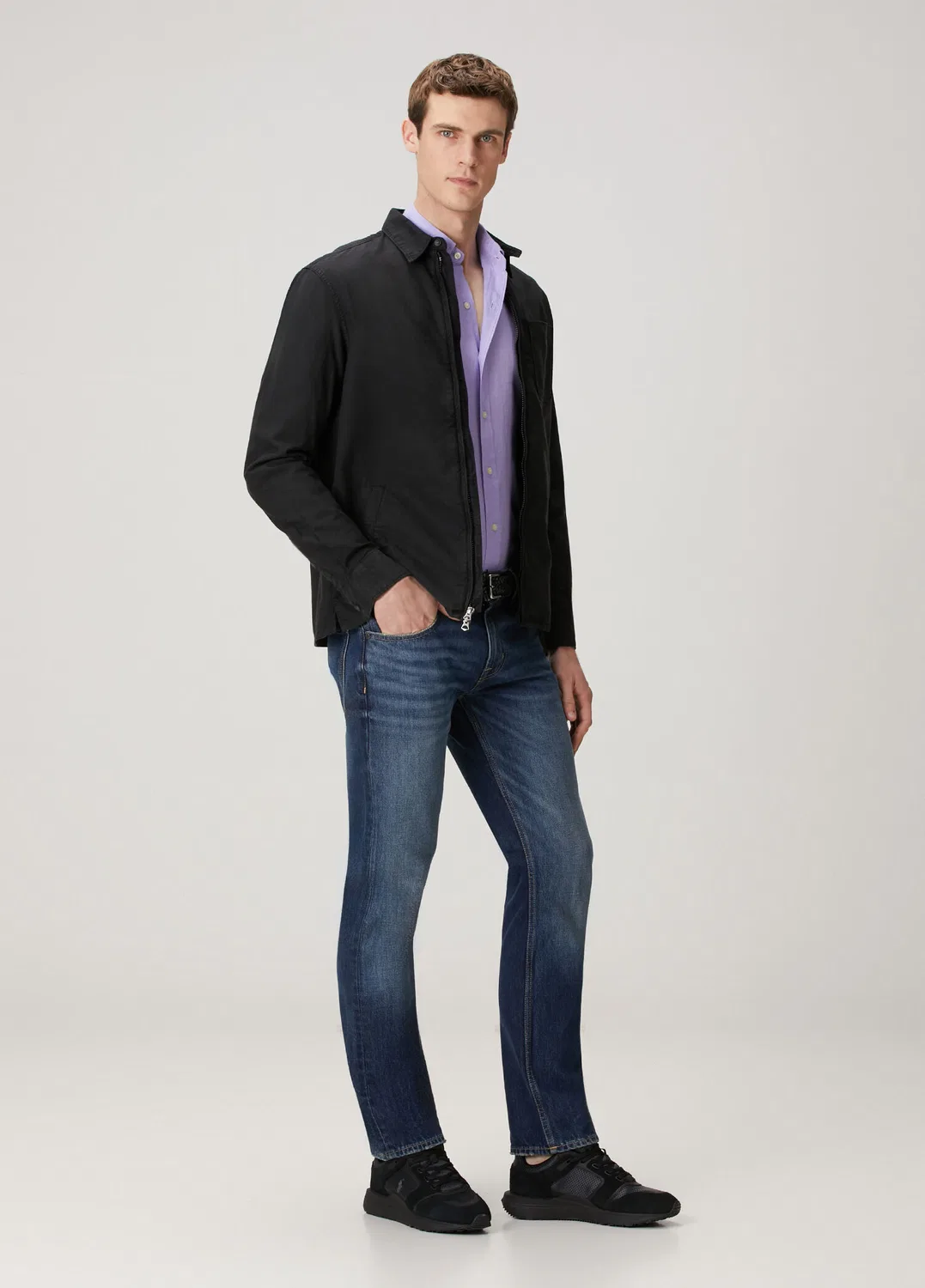 Спортивная рубашка Oxford Polo Ralph Lauren, black — фото 2