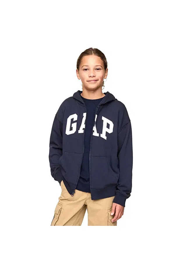Детская толстовка для мальчиков с принтом V-Bas heritage po Gap, Navy Blue