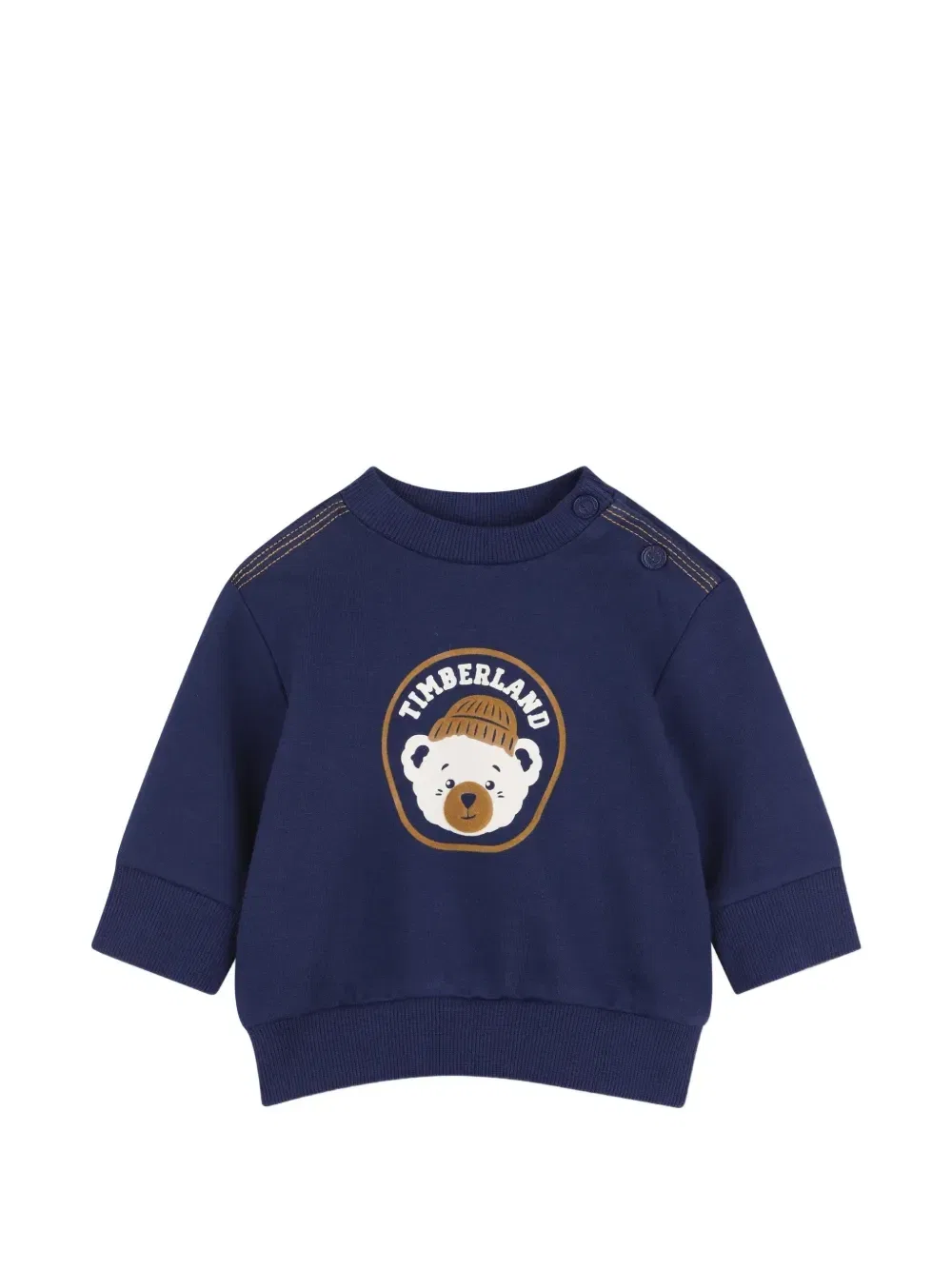 Комплект из топа и брюк с принтом Timberland Kids, синий — фото 3