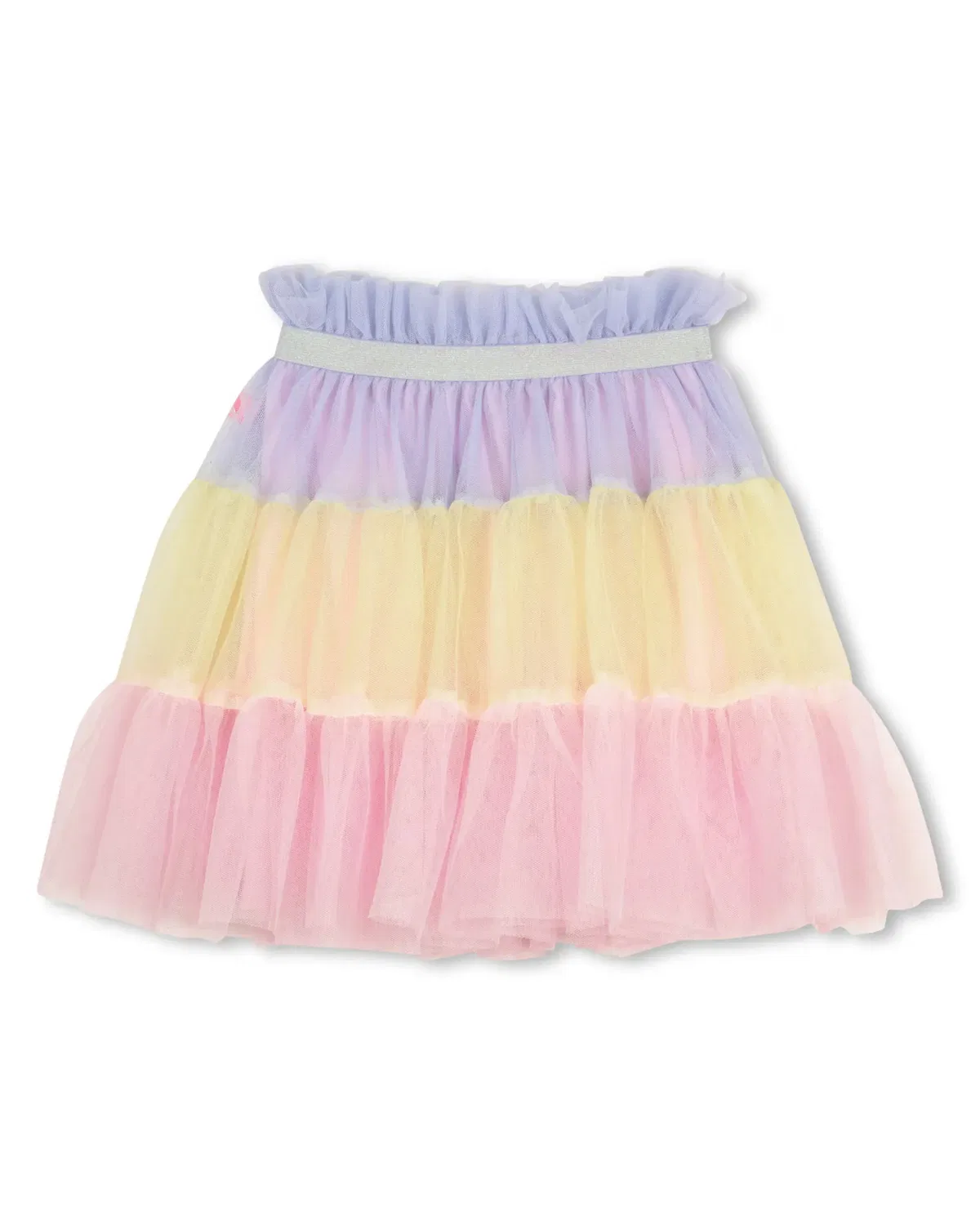 Детская юбка из фатина с блестками Billieblush, Multicolor — фото 4
