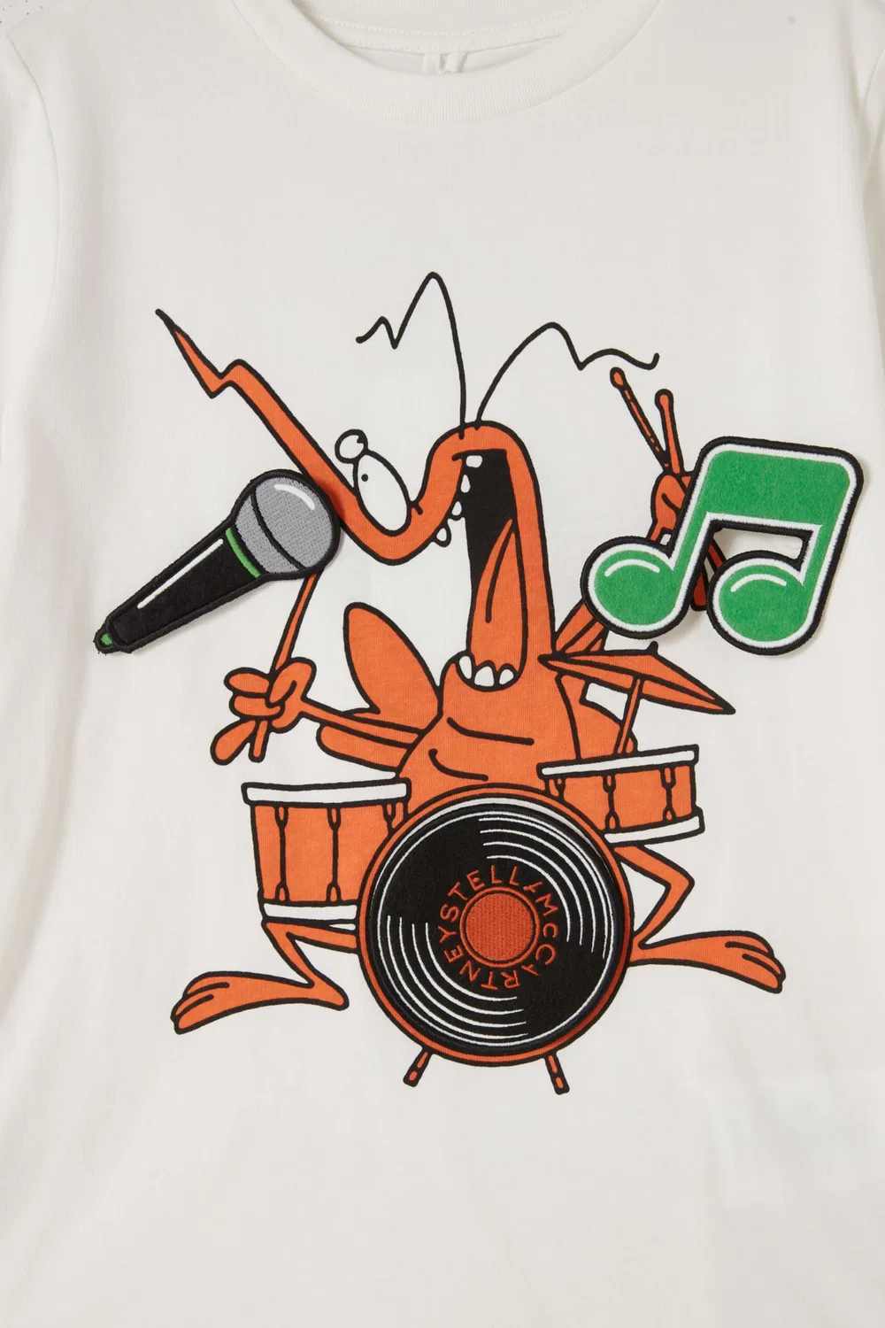 Футболка хлопковая Drumming Bug Stella McCartney — фото 3