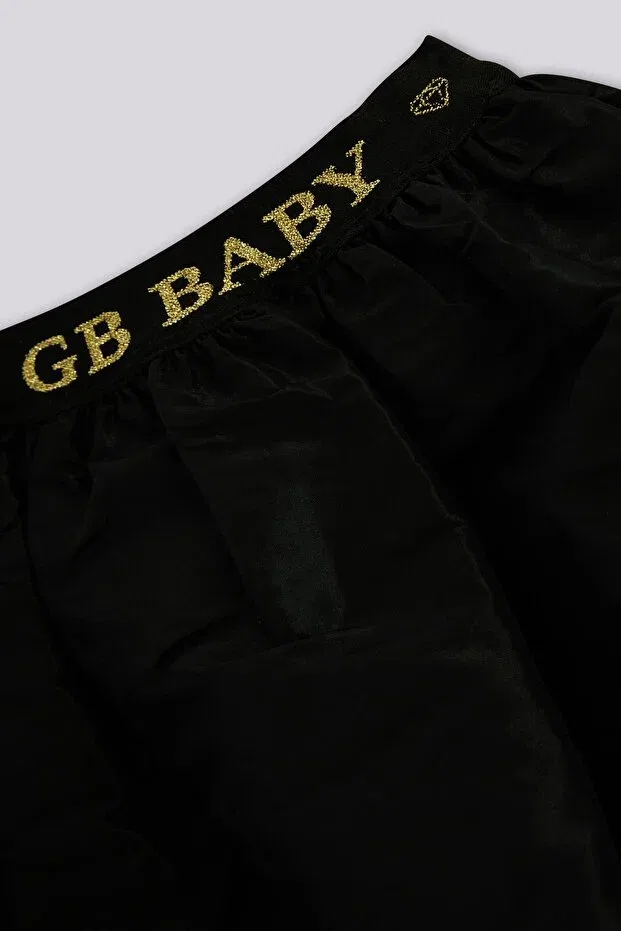 Детская юбка для девочек с рюшами Gb Baby, Black — фото 2