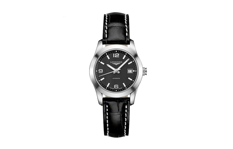 

LONGINES Часы Women's Conquest Classic Collection Watch, Black Dial
