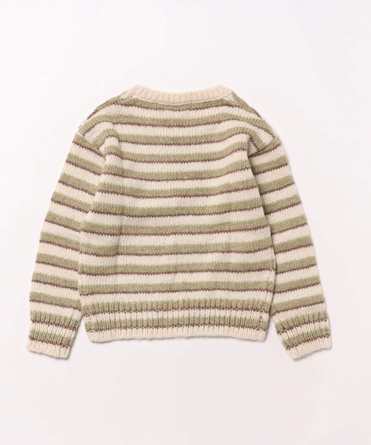Детский свитер с полосатым принтом Rylee + Cru, Multi Stripe — фото 2