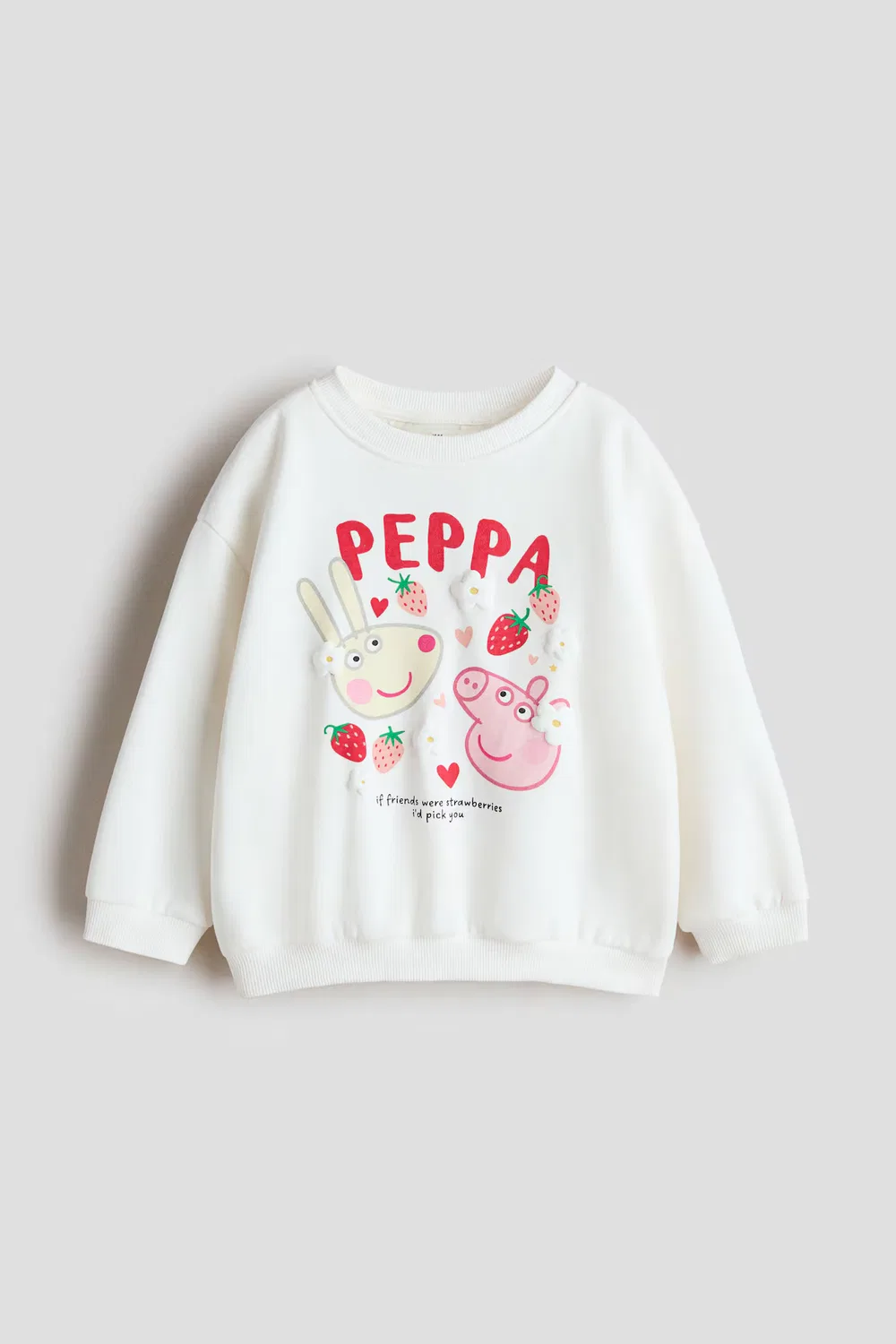 Толстовка с принтом H&M, Weiß/Peppa Wutz