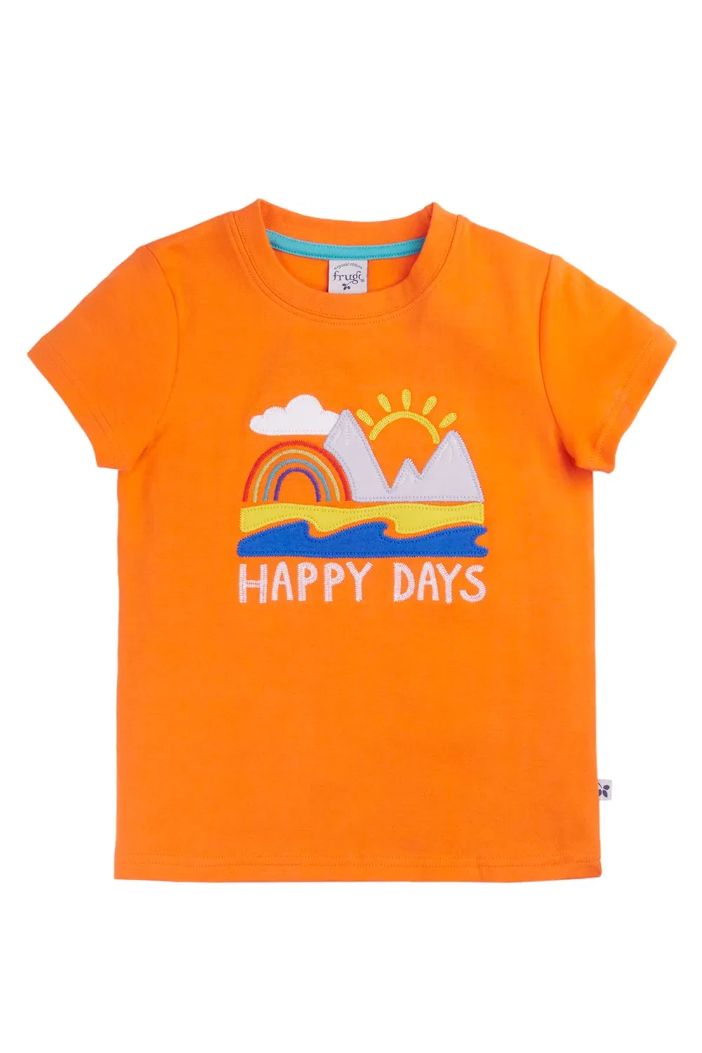Детская футболка с аппликацией Carsen Frugi, Orange