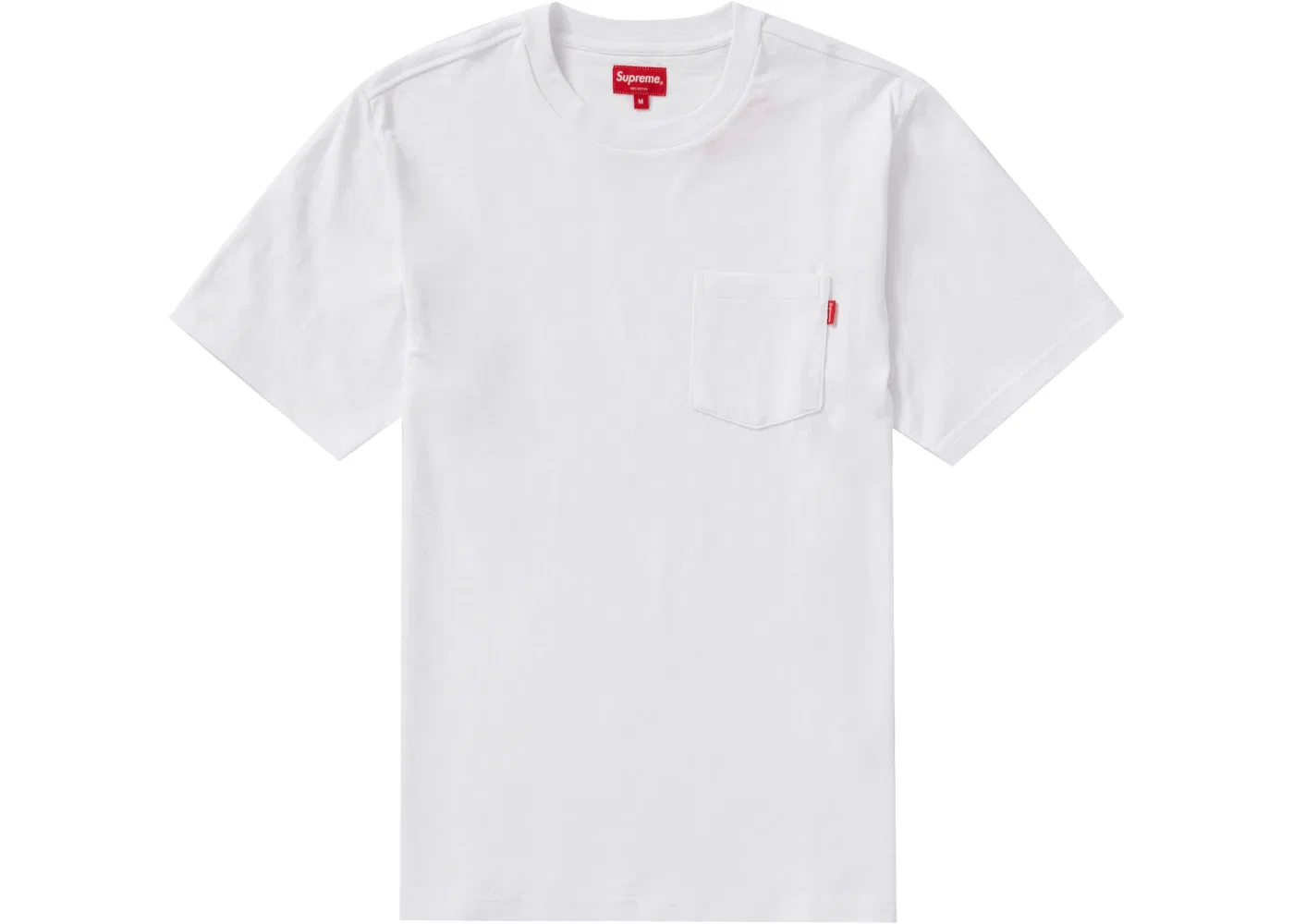 Мужская футболка с карманом Supreme Pocket Tee (FW20), White