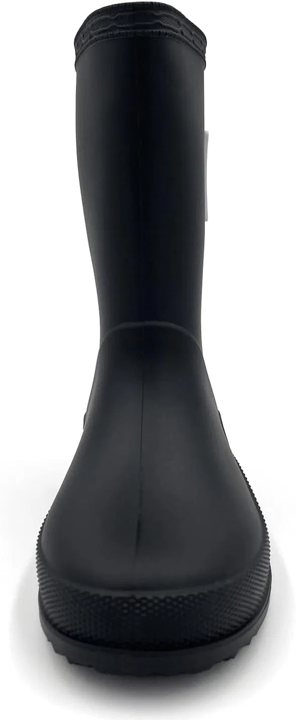 Детские сапоги для мальчиков резиновые водонепроницаемые JT6513 Amoji, Black — фото 3
