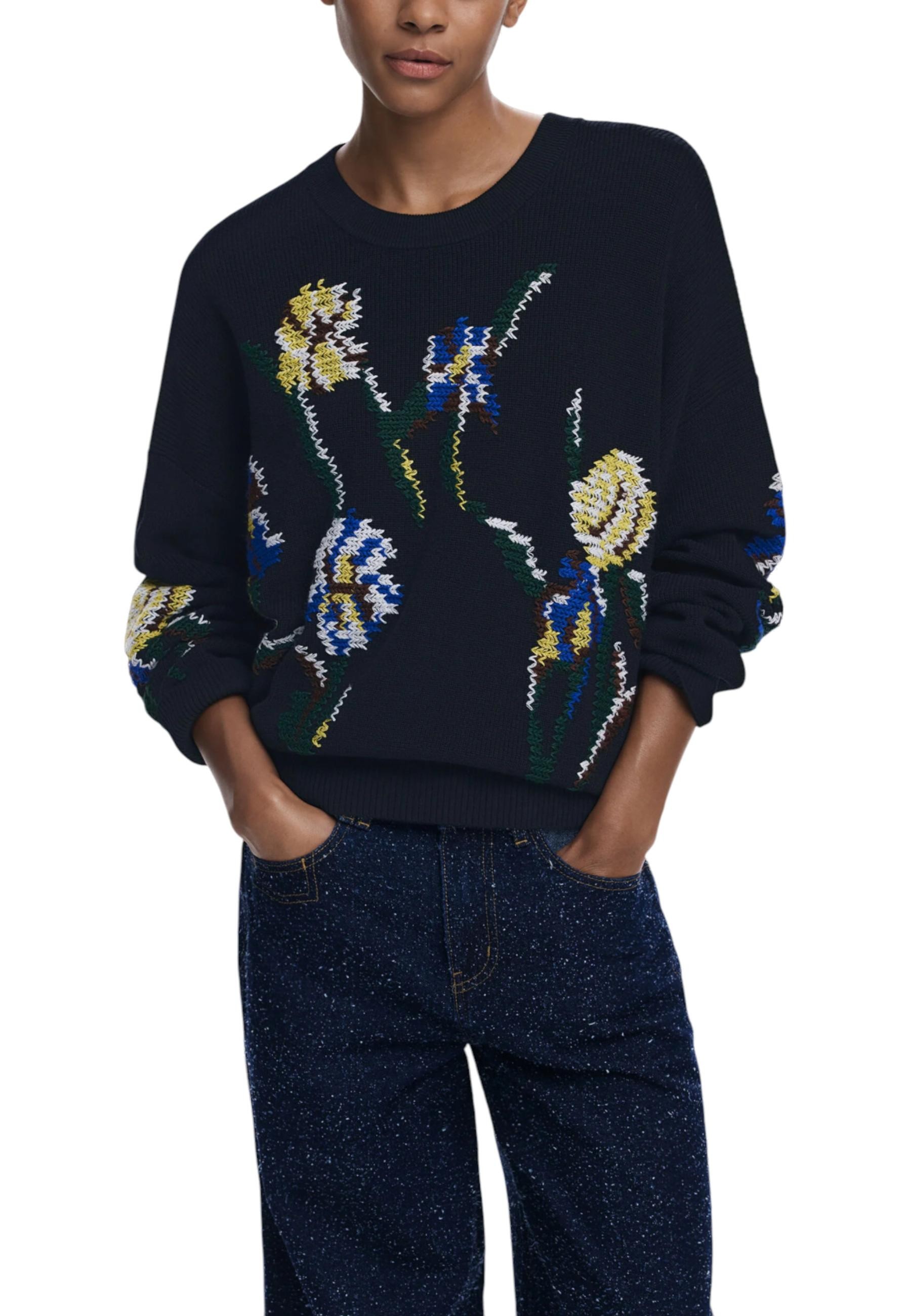 

Трикотаж Desigual, черный