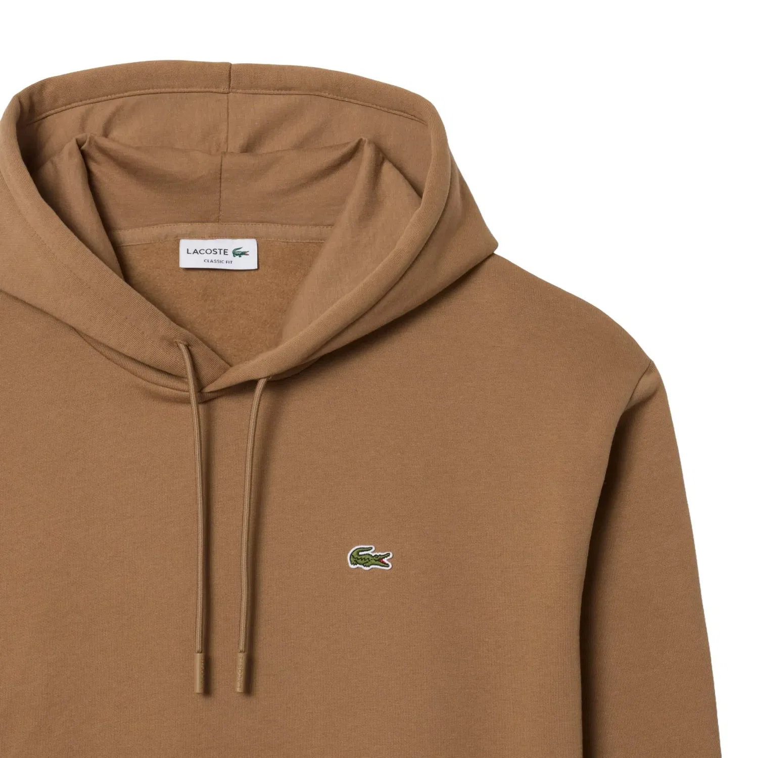Свитшот коричневый Lacoste, коричневый — фото 2