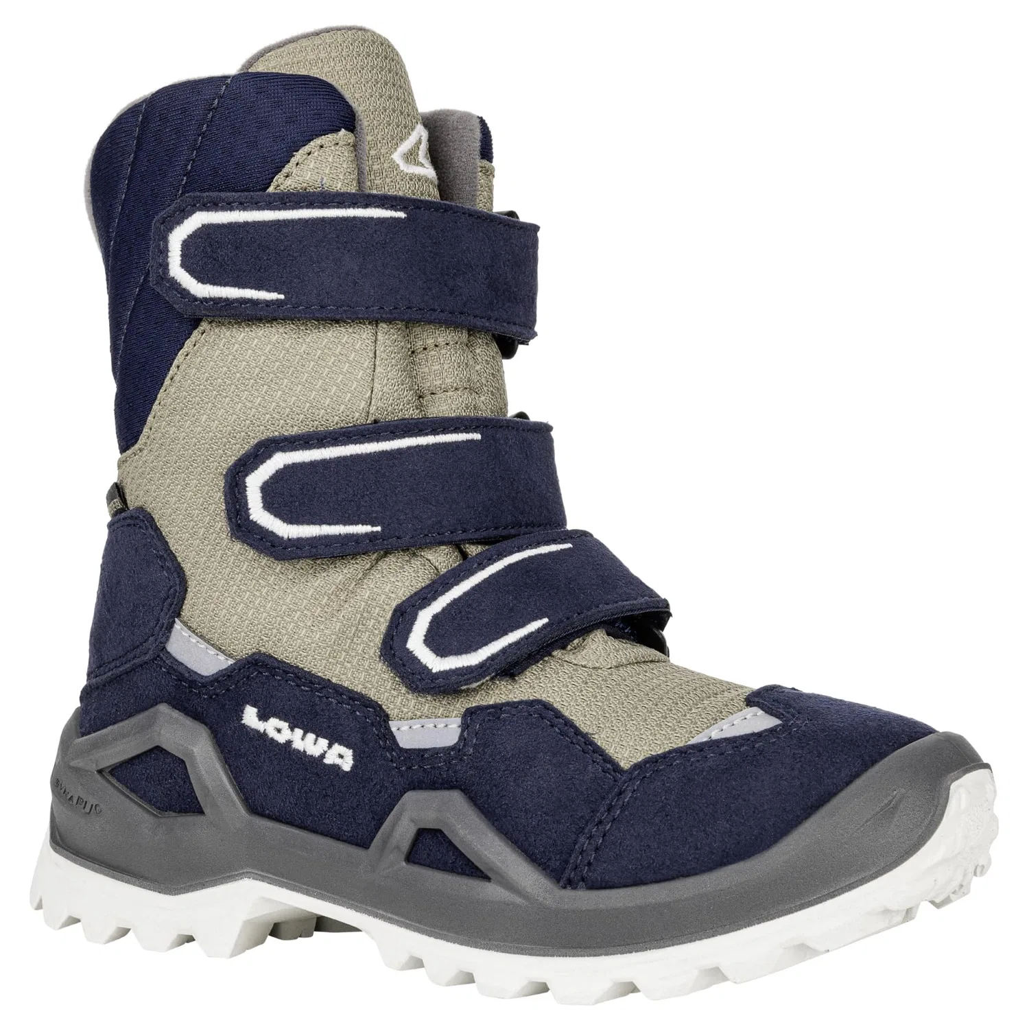Детские ботинки для мальчиков с мембраной Milo GTX Hi LOWA, Navy Dune — фото 4
