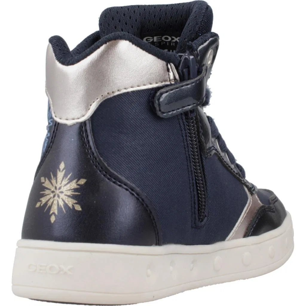 Детские кроссовки J Skylin Girl Geox, Blau — фото 3